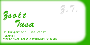 zsolt tusa business card